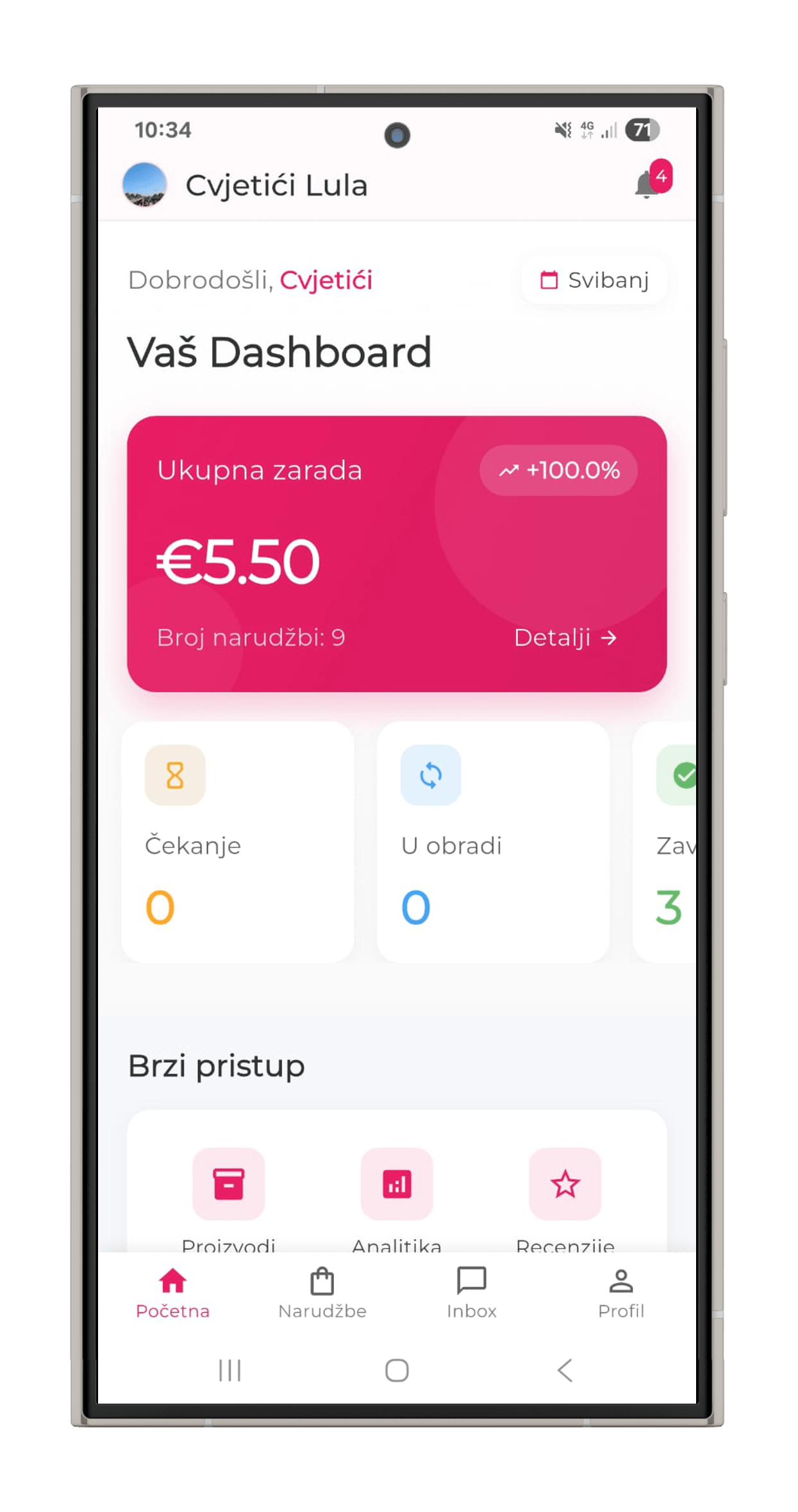 Zaradite novac - Korak 4 aplikacije za sigurno primanje plaćanja